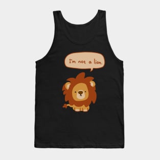 Lying Lion Tank Top